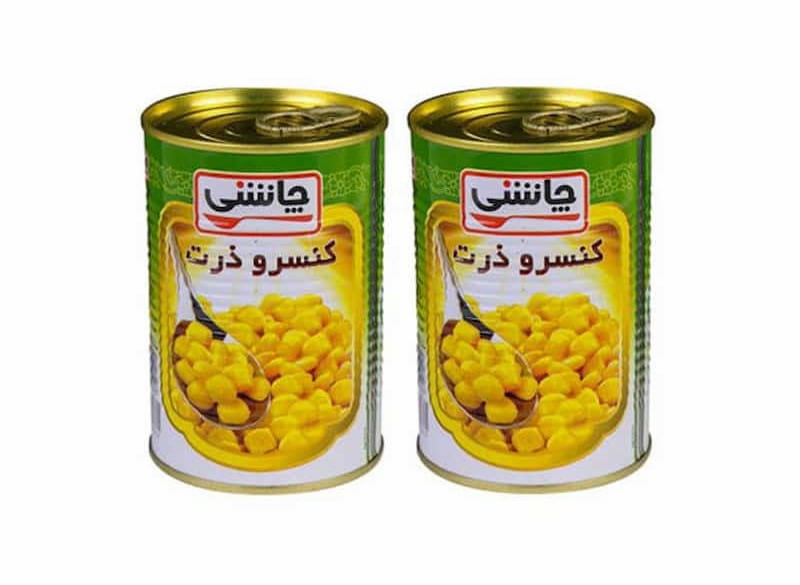 کنسرو ذرت چاشنی برای تهیه غذاهای خوش طعم